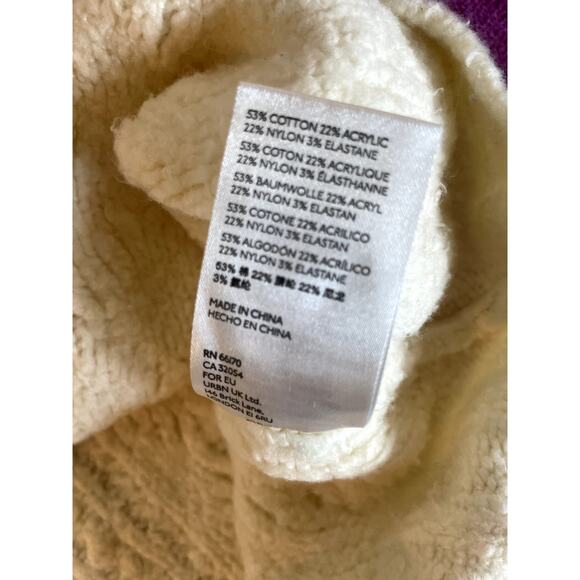 Anthropologie MAEVE Cybil Cable Sweater Vest Chunky Knit Size Small XS S - Picture 4 of 8